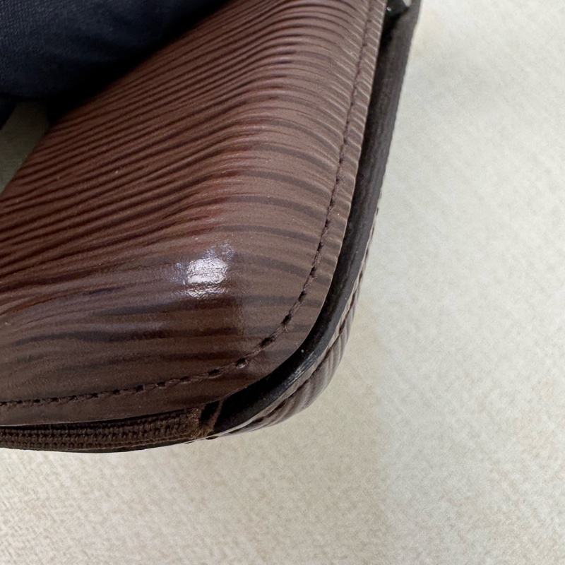 Louis Vuitton 咖啡色水波紋多功能鑰匙包-15