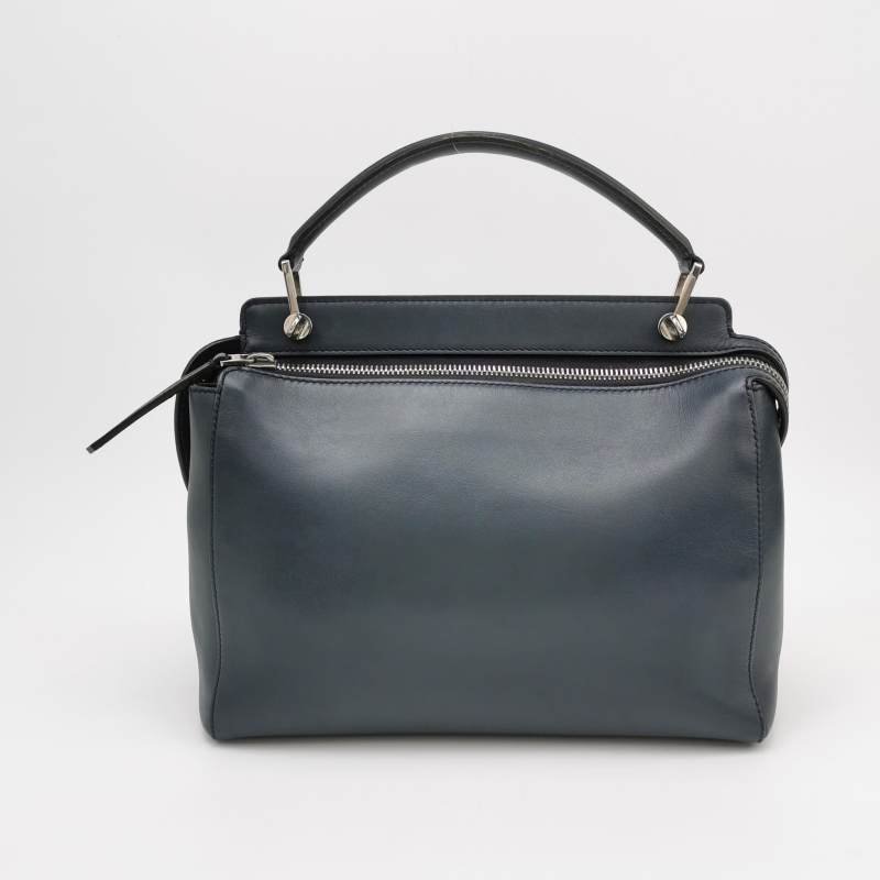 Fendi Dotcom 牛皮 純色 錐形 螺柱 子母包 單肩包-3