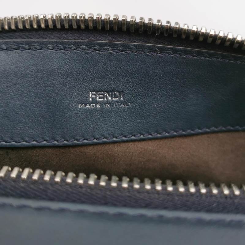Fendi Dotcom 牛皮 純色 錐形 螺柱 子母包 單肩包-8
