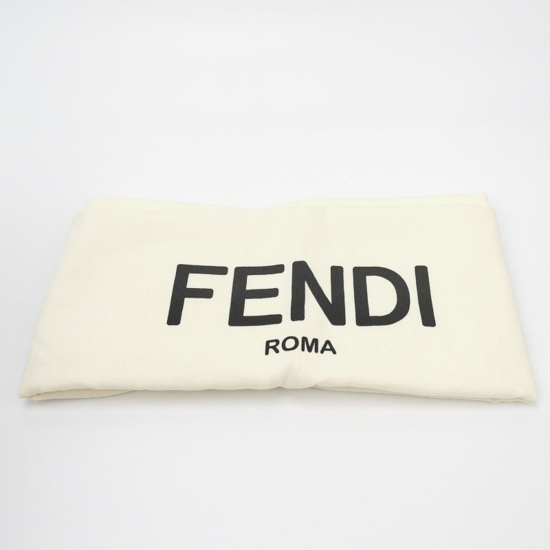 Fendi Peekaboo 躲貓貓 大號 牛皮 純色 扭鎖 手提包-8