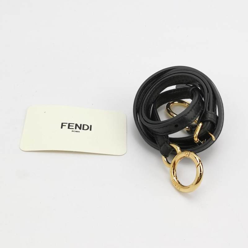 Fendi Peekaboo 躲貓貓 迷你 羊皮 雙F 老花 扭鎖 斜 斜背包 肩背包-9
