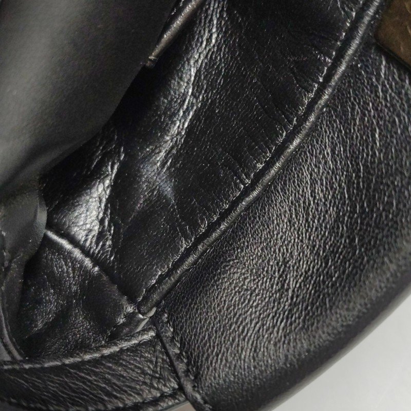 Fendi Peekaboo 躲貓貓 迷你 羊皮 雙F 老花 扭鎖 斜 斜背包 肩背包-11