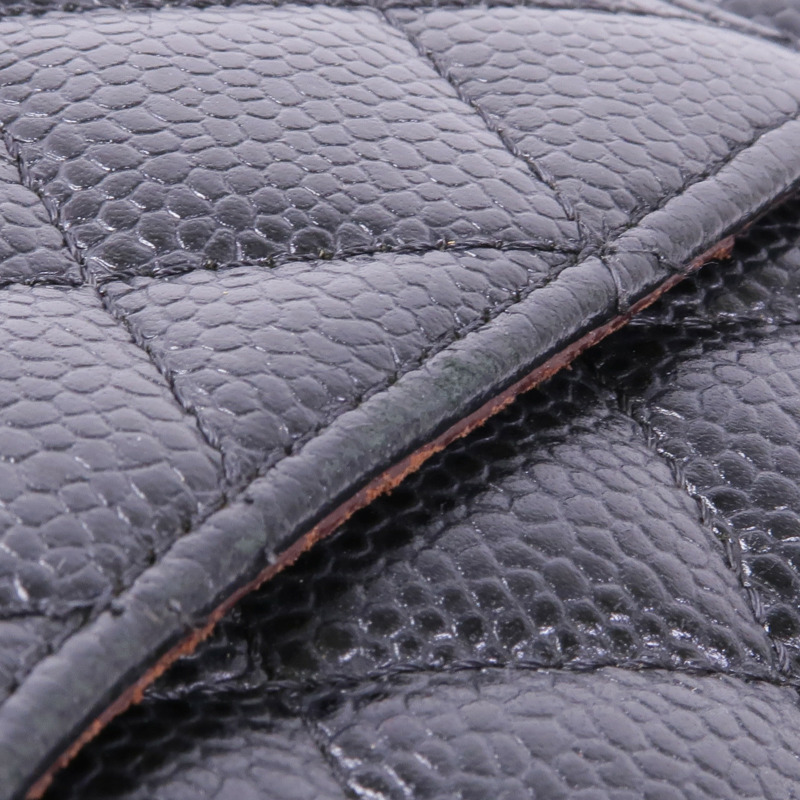 CHANEL 牛皮皮革Classic 25銀扣手挽肩背兩用袋-14