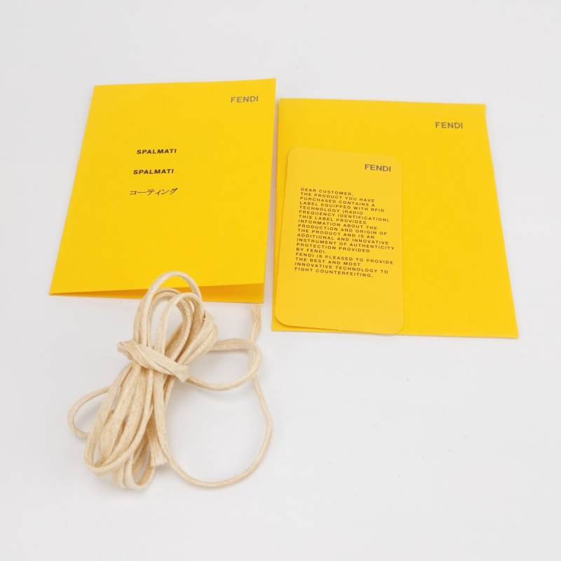 Fendi 牛皮 雙F 老花 金屬扣 單肩包-9