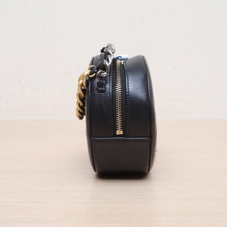CHANEL(香奈兒) 19BAG 小圓餅包 黑色  31開 金銀扣-1