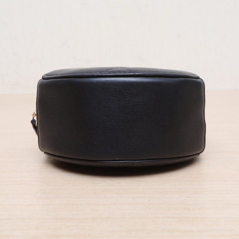 CHANEL(香奈兒) 19BAG 小圓餅包 黑色  31開 金銀扣-3