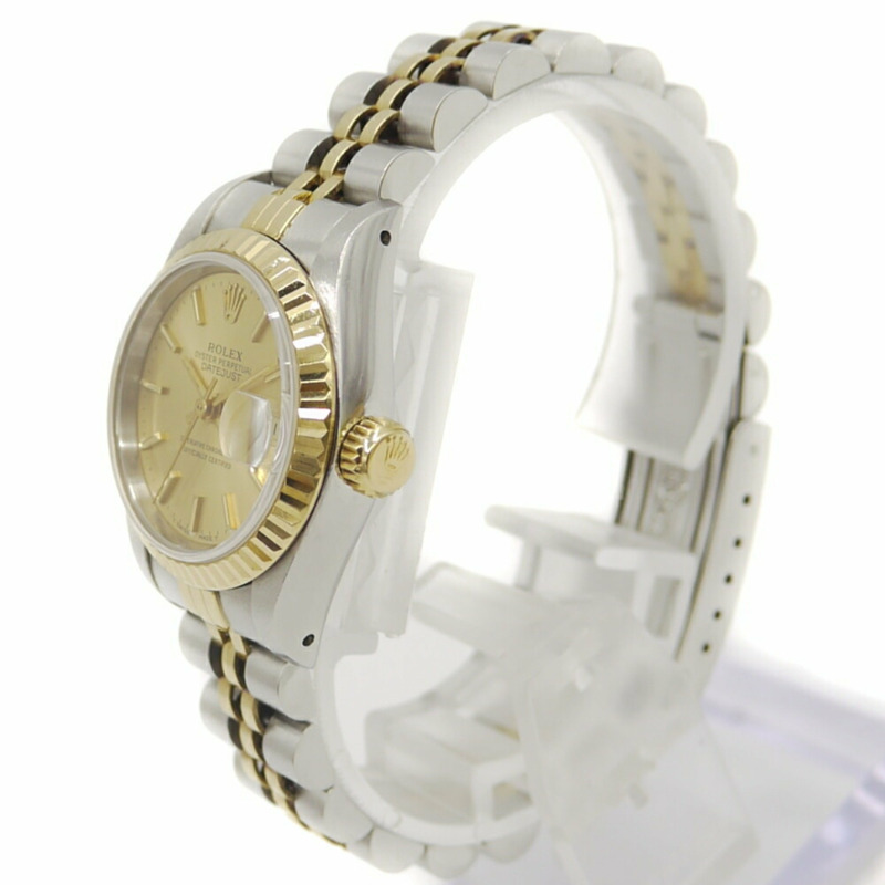 ROLEX 勞力士 Datejust 69173 C 自動金色錶盤女士手錶-1