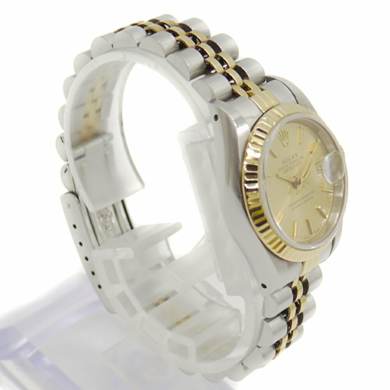 ROLEX 勞力士 Datejust 69173 C 自動金色錶盤女士手錶-2