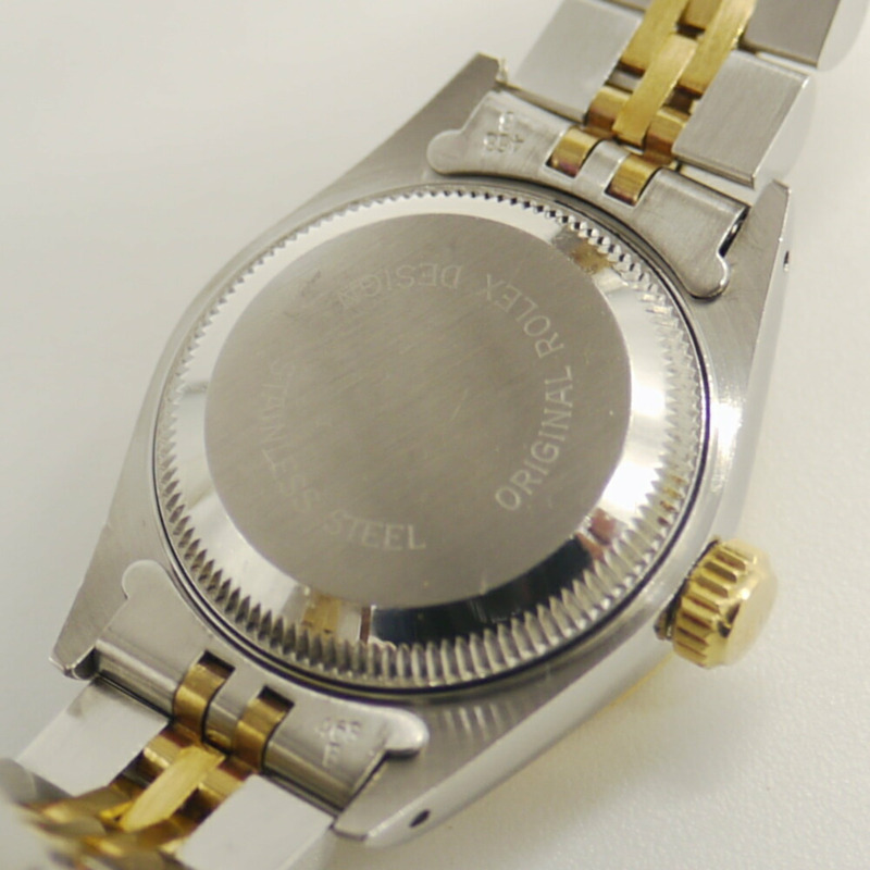 ROLEX 勞力士 Datejust 69173 C 自動金色錶盤女士手錶-6