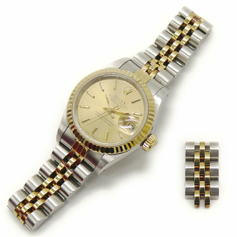 ROLEX 勞力士 Datejust 69173 C 自動金色錶盤女士手錶-8