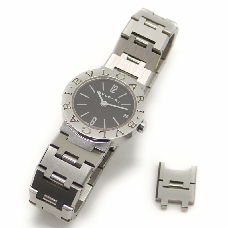 BVLGARI 女士正裝腕錶 BB23SS 黑色錶盤腕錶-7