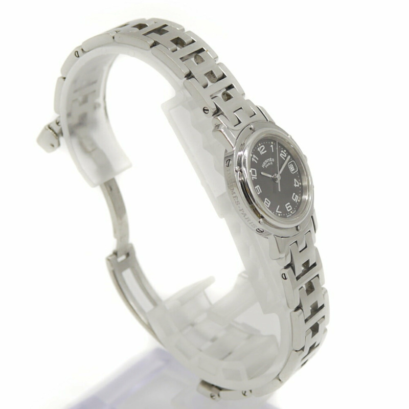 愛馬仕 Clipper 手錶 CL4.210 石英 灰色錶盤 女款-2