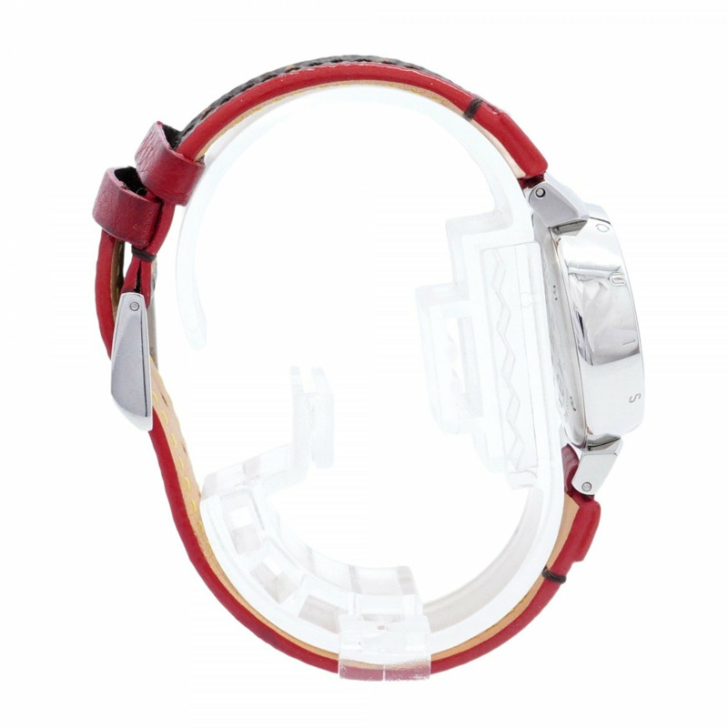 Louis Vuitton Tambour Q1220 棕色錶盤女士手錶-10