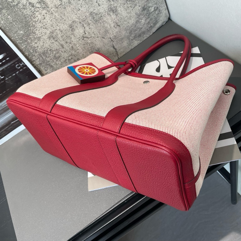 HERMES 愛馬仕 Garden Party 花園 36 尺寸約36*27cm D刻-2