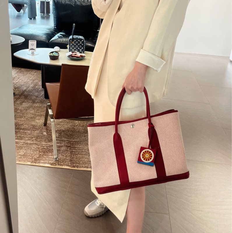 HERMES 愛馬仕 Garden Party 花園 36 尺寸約36*27cm D刻-4