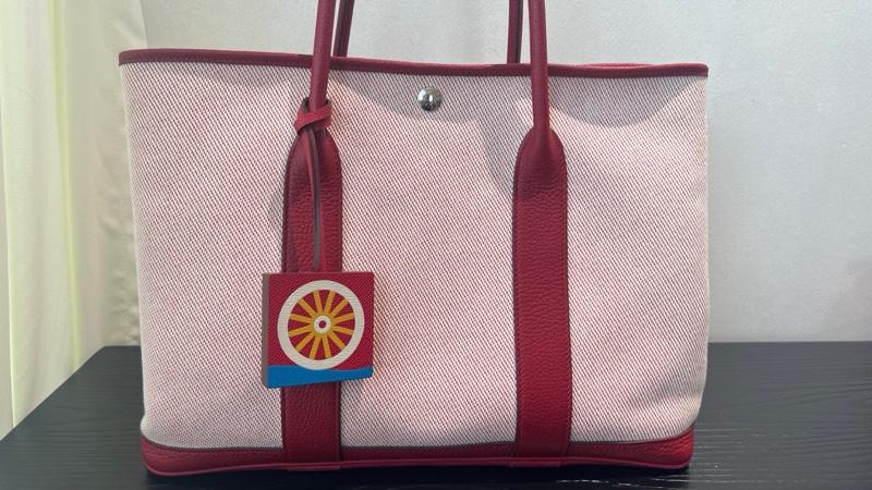 HERMES 愛馬仕 Garden Party 花園 36 尺寸約36*27cm D刻-7