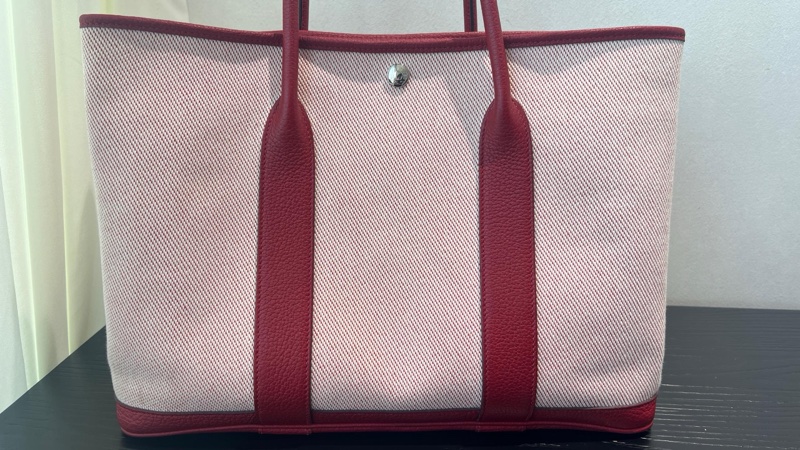 HERMES 愛馬仕 Garden Party 花園 36 尺寸約36*27cm D刻-9