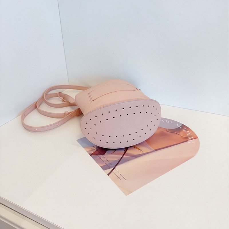 Delvaux 德爾沃 裸粉色 牛皮 Pin Toy mini 水桶包 約22*20*10-5