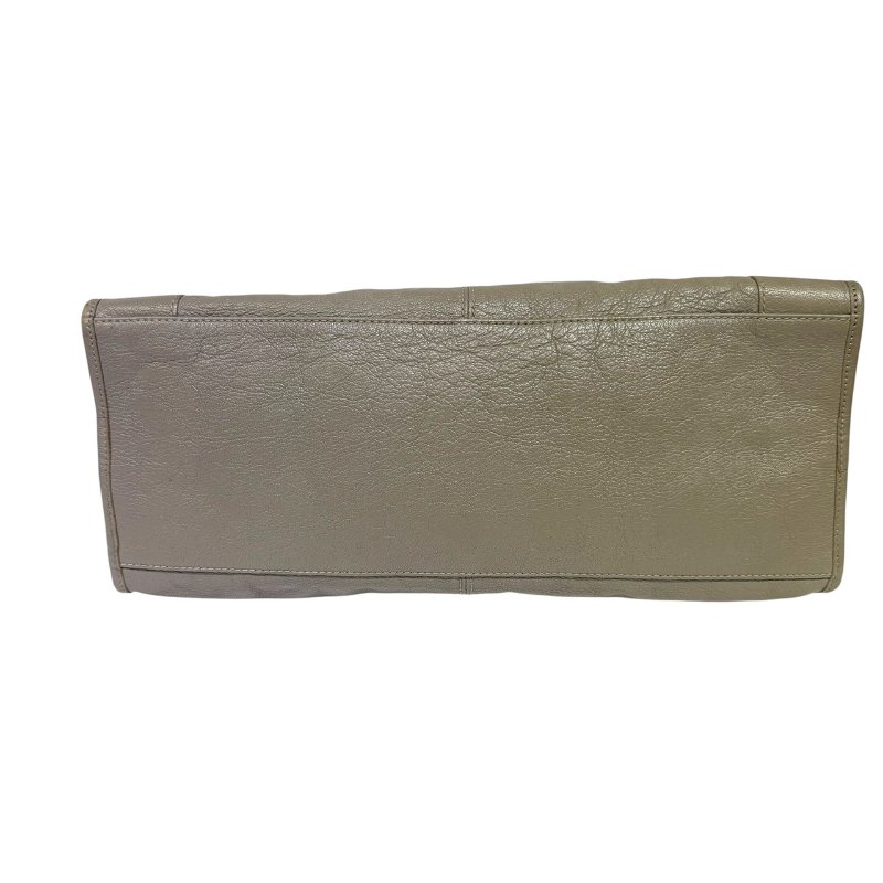 【美收精品】BALENCIAGA 灰色CITY肩背包 3-794-4