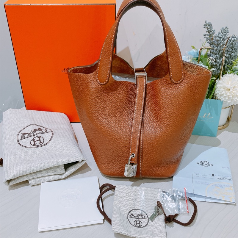 TK1791 Hermes 愛馬仕菜籃子Picotin 18 TC-52