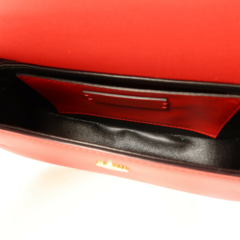 Valentino 皮革Supervee Shoulder Bag金扣肩背袋-5