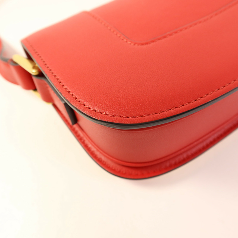 Valentino 皮革Supervee Shoulder Bag金扣肩背袋-11