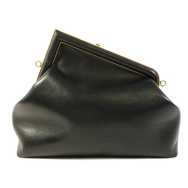 FENDI 牛皮皮革First Medium金扣肩背袋-1