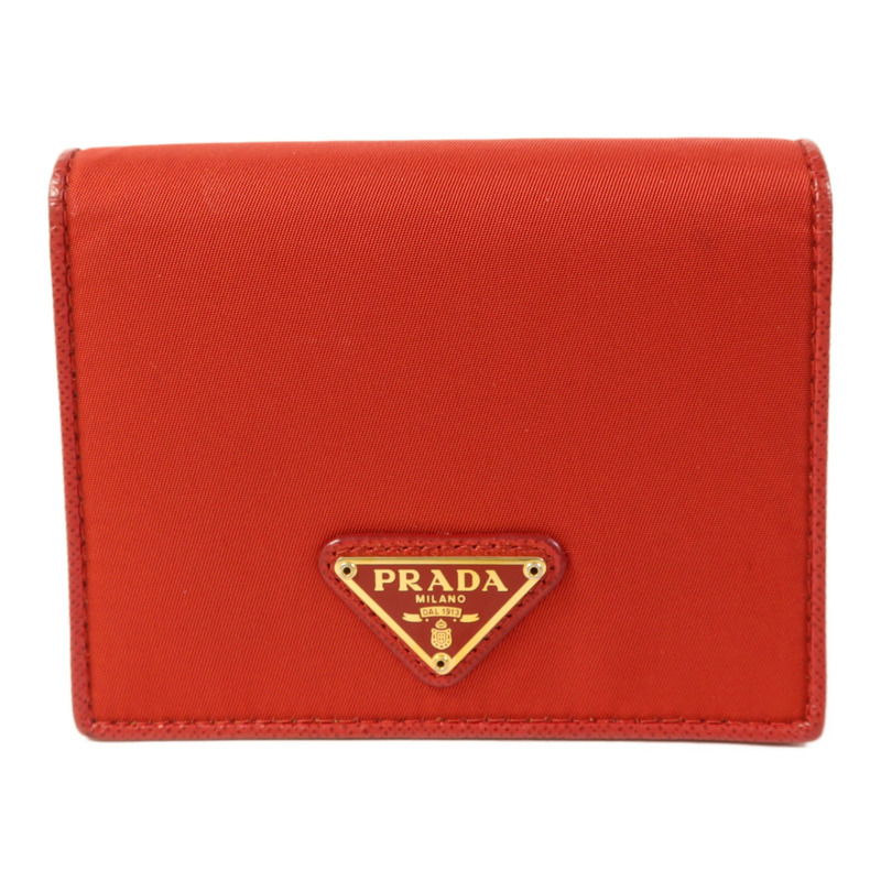 PRADA 尼龍Vitello Move金扣錢包-0