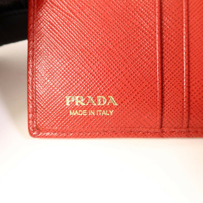 PRADA 尼龍Vitello Move金扣錢包-7