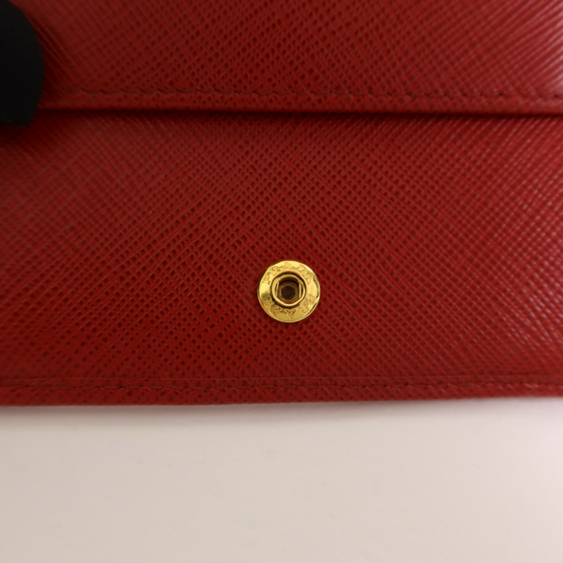 PRADA 尼龍Vitello Move金扣錢包-9