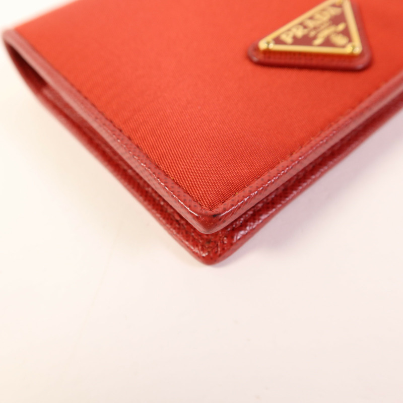 PRADA 尼龍Vitello Move金扣錢包-12