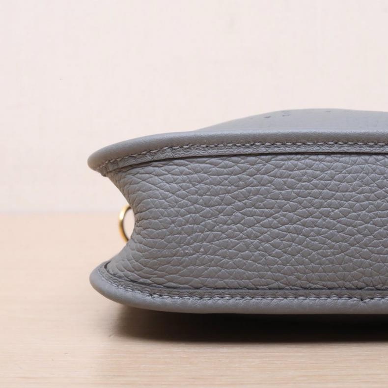 HERMES(愛馬仕) Evelyne Mini 16 0L積雨雲灰 TC皮 B刻 金扣-2