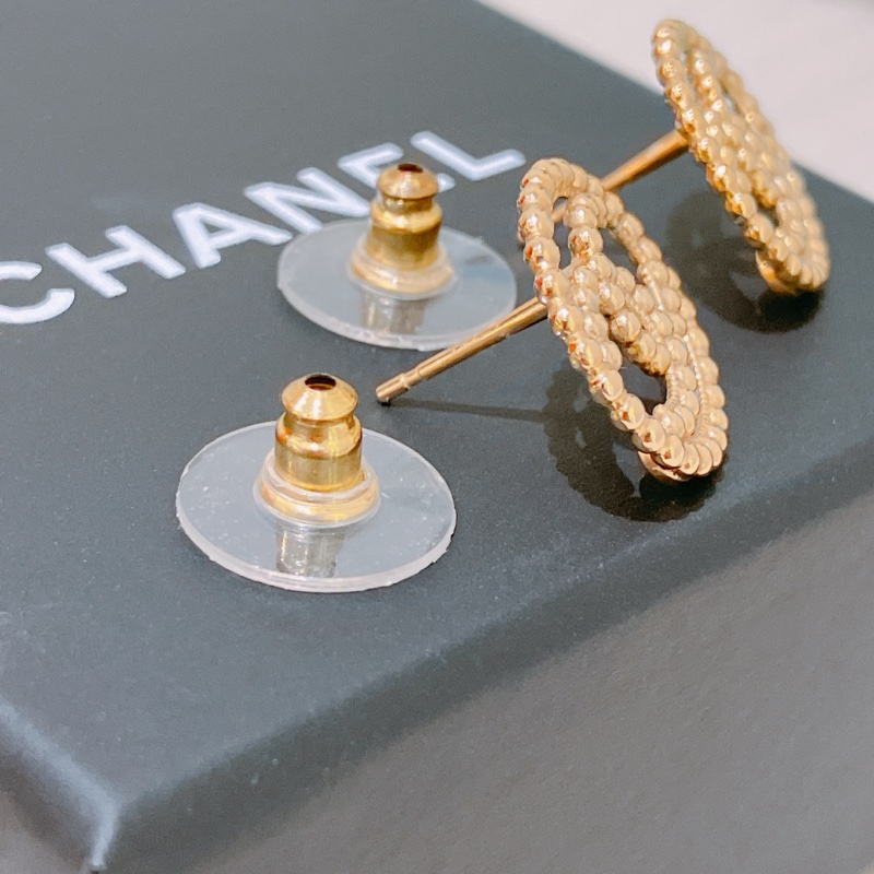 TK1792  Chanel 香奈兒圓形標誌耳環Circle CC Logo Earrings-32