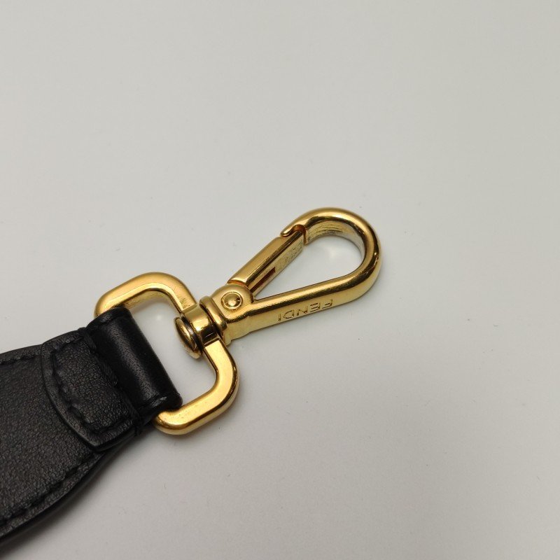 Fendi Mon Tresor 迷你 牛皮 拼色 雙F 老花 抽繩 斜背包 單肩包-11