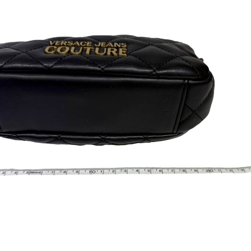 【美收精品】VERSACE 黑色金鍊肩背包 3-804-11