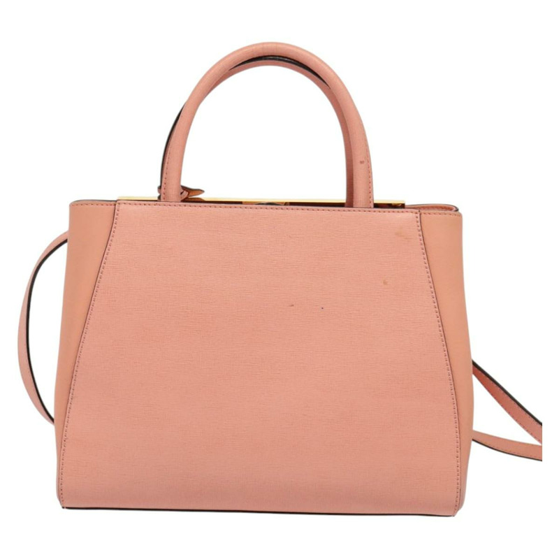 【日本直送】FENDI Petite To Jules 手提包 皮革 2 款 粉紅色 正品 135611-1