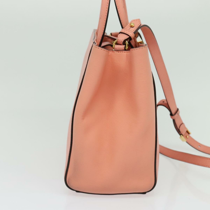 【日本直送】FENDI Petite To Jules 手提包 皮革 2 款 粉紅色 正品 135611-2