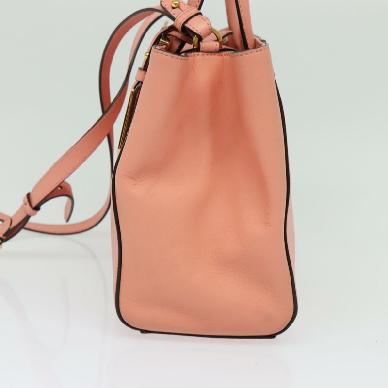 【日本直送】FENDI Petite To Jules 手提包 皮革 2 款 粉紅色 正品 135611-3