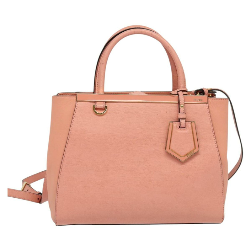 【日本直送】FENDI Petite To Jules 手提包 皮革 2 款 粉紅色 正品 135611-12