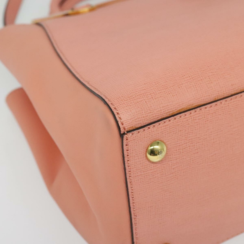 【日本直送】FENDI Petite To Jules 手提包 皮革 2 款 粉紅色 正品 135611-14