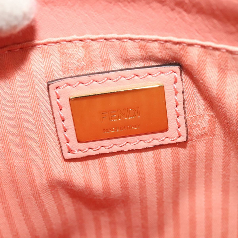 【日本直送】FENDI Petite To Jules 手提包 皮革 2 款 粉紅色 正品 135611-19