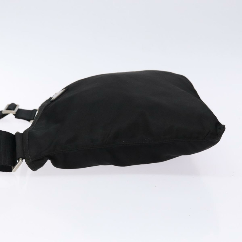 【日本直送】PRADA 單肩包 尼龍 黑色 銀色 正品 ar13740-3