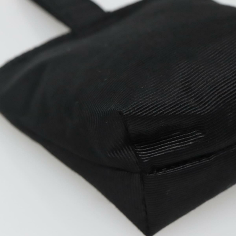 【日本直送】CELINE 黑色金色尼龍手拿包 Auth 137004-15