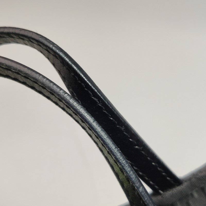 Fendi 牛皮 帆布 雙F 印花 拉鍊 手提包-13