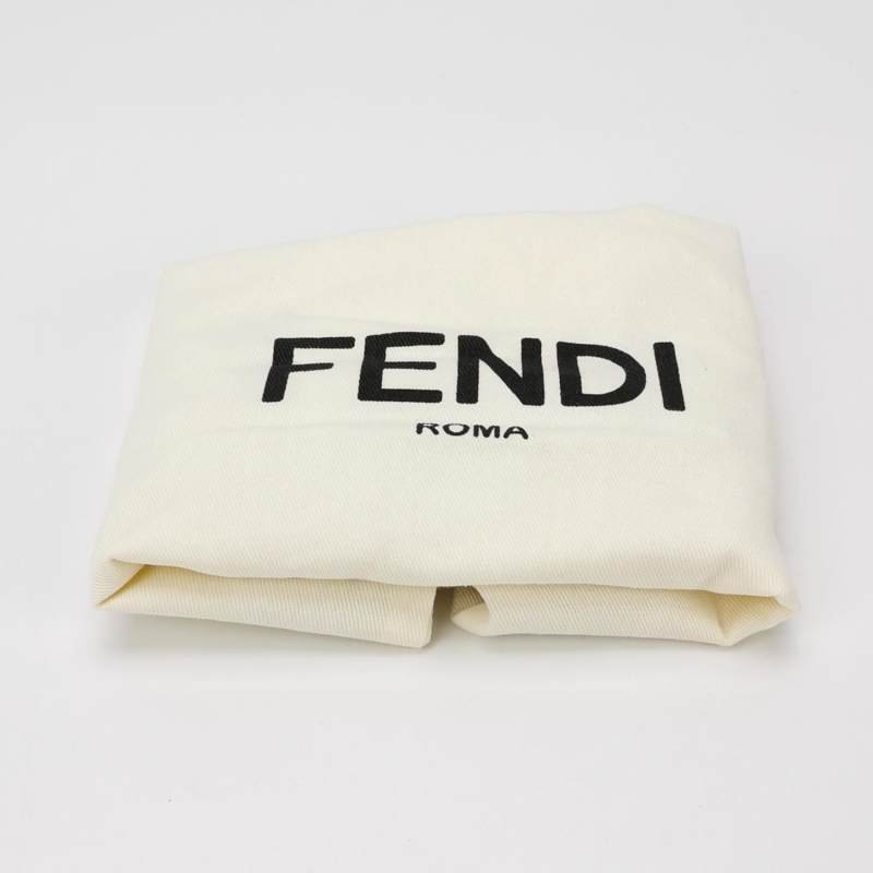 Fendi Baguette 法棍包 中號 羊皮 拼色 雙F扣環 單肩包-8