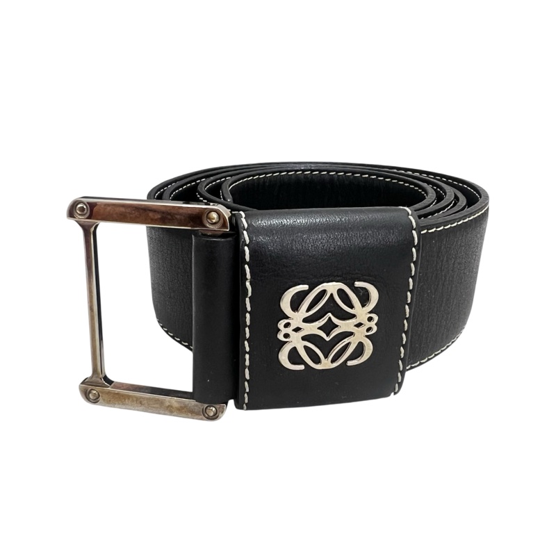 LOEWE 黑色皮帶-0