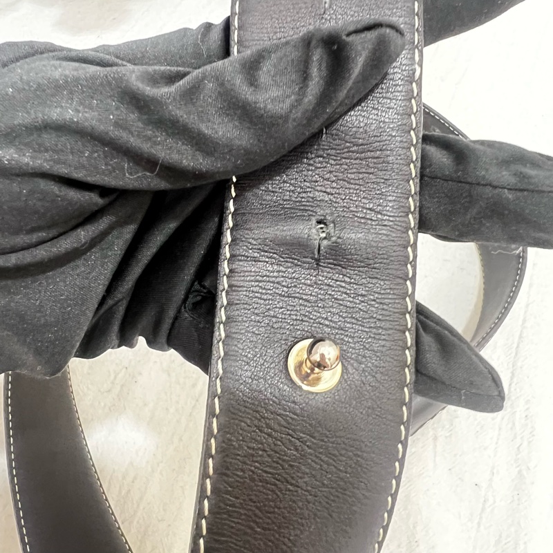 LOEWE 黑色皮帶-2