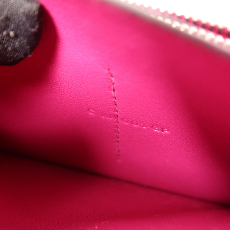 HERMES Evercolor皮革Dogon Compact Bifold Wallet銀扣錢包Rose Pourpre-7