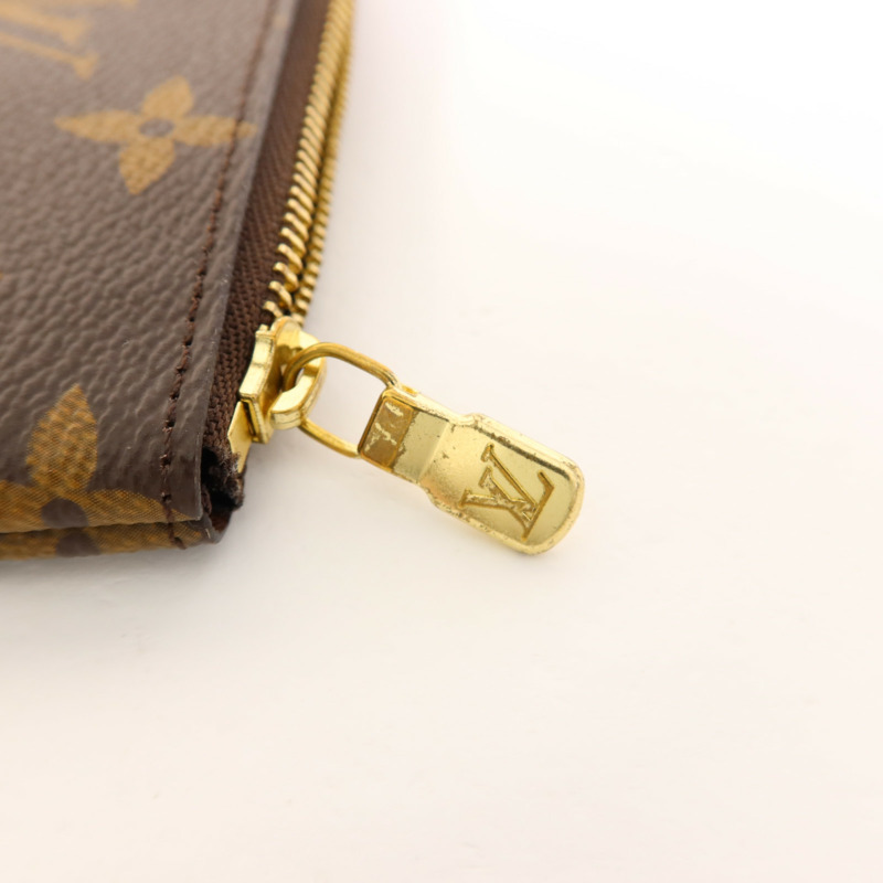 LOUIS VUITTON Monogram Key Pouch金扣鎖匙包-8