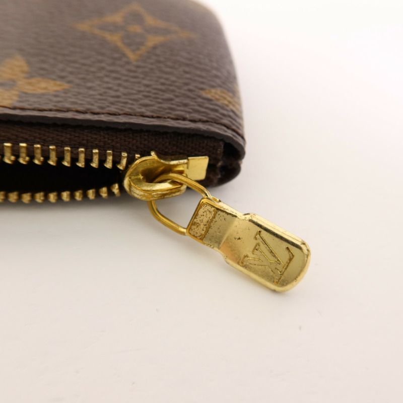 LOUIS VUITTON Monogram Key Pouch金扣鎖匙包-13